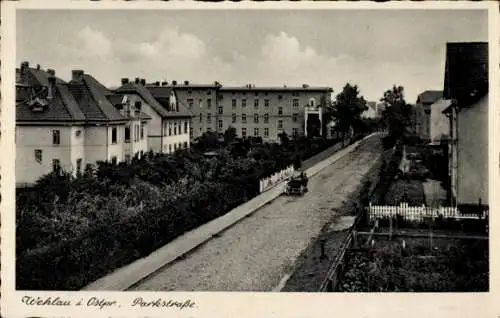 Ak Snamensk Wehlau Ostpreußen, Parkstraße