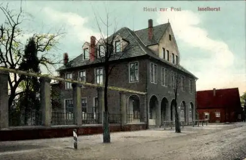 Ak Isselhorst Gütersloh in Westfalen, Hotel zur Post