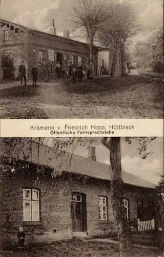 Ak Hüttblek in Schleswig Holstein, Krämerei v. Friedrich Hopp