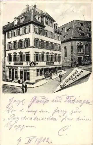 Ak Tübingen am Neckar, Café Kommerell