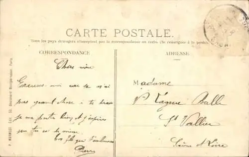 Ak Puteaux Hauts de Seine, Montée du Chemin de Fer