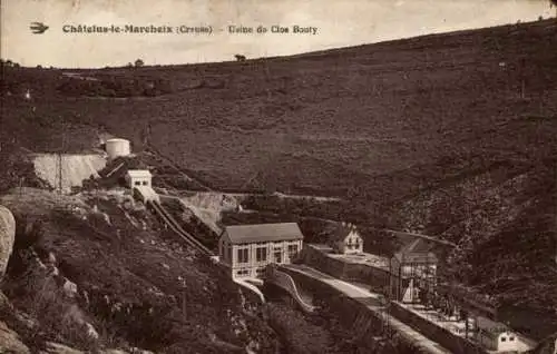 Ak Châtelus le Marcheix Creuse, Fabrik Clos Bouty