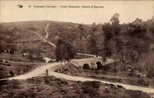 Ak Crozant-Creuse, Pont Charaud, Route d’Eguzon