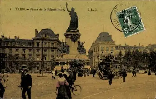 Ak Paris III, Place de la République