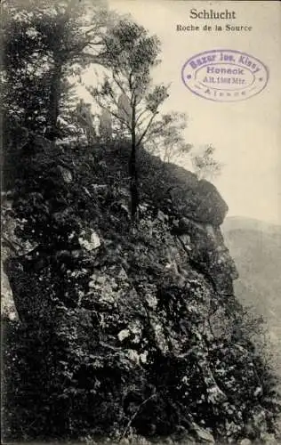 Ak Col de la Schlucht Vosges, Roche de la Source