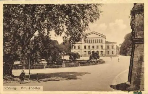 Ak Coburg in Oberfranken, Theater