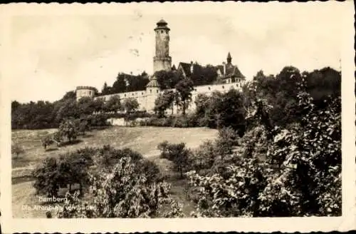 Ak Bamberg, Blick auf die Altenburg vom Süden aus gesehen