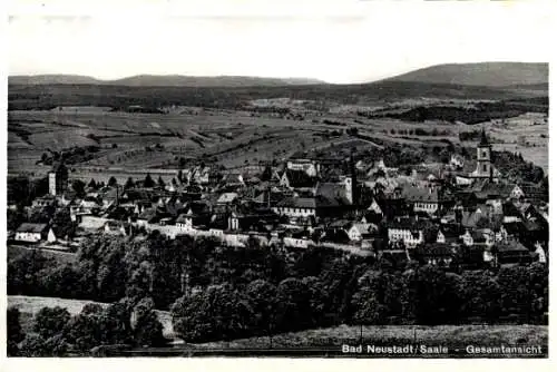 Ak Bad Neustadt an der Saale Unterfranken, Gesamtansicht