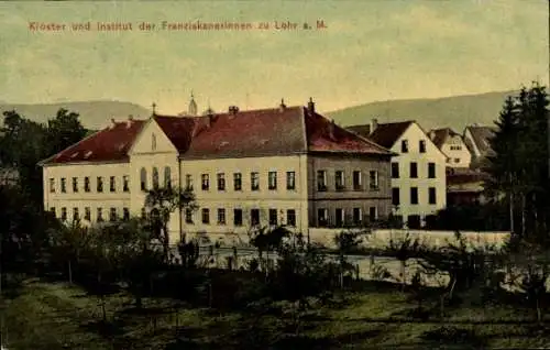 Ak Lohr am Main Unterfranken, Kloster, Institut der Franziskanerinnen