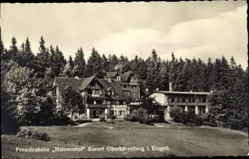 Ak Oberbärenburg Altenberg im Erzgebirge, Fremdenheim Helenenhof