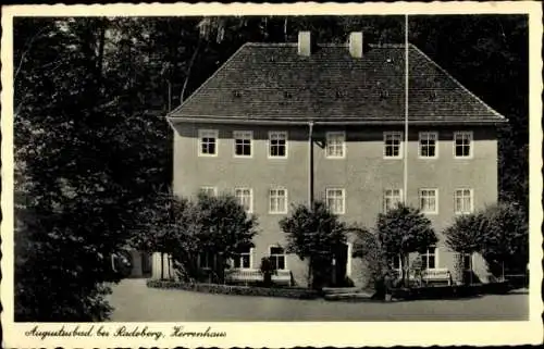 Ak Augustusbad Radeberg in Sachsen, Herrenhaus