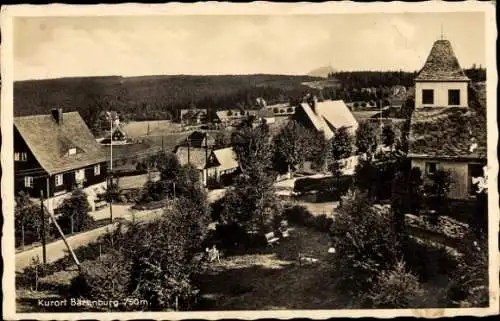 Ak Bärenburg Altenberg im Erzgebirge, Teilansicht