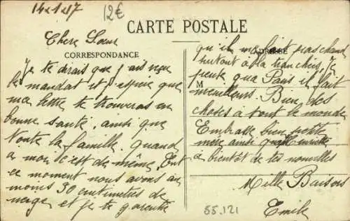 Ak Vignot Meuse, Platz