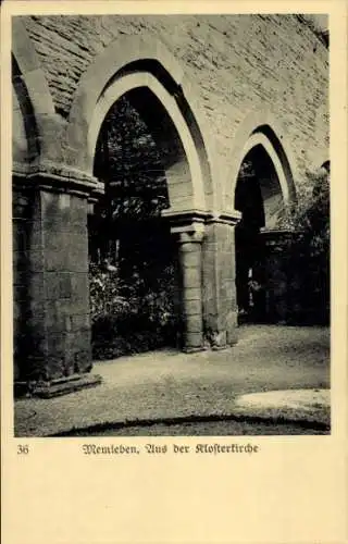 Ak Wendelstein Memleben an der Unstrut Kaiserpfalz Burgenlandkreis, Klosterkirche