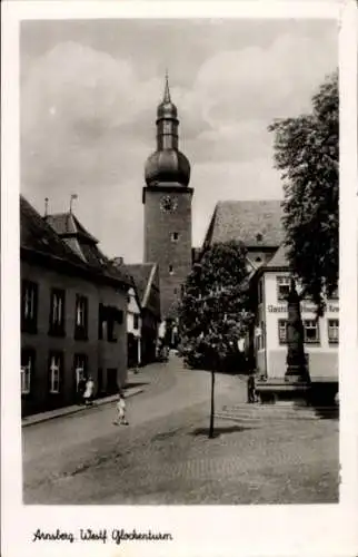 Ak Wennigloh Arnsberg im Sauerland Westfalen, Glockenturm