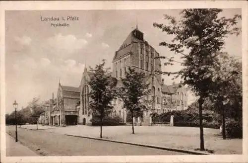 Ak Landau Pfalz, Festhalle