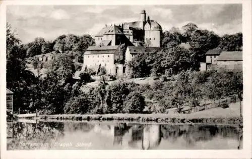 Ak Hartenstein im Erzgebirge Sachsen, Schloss