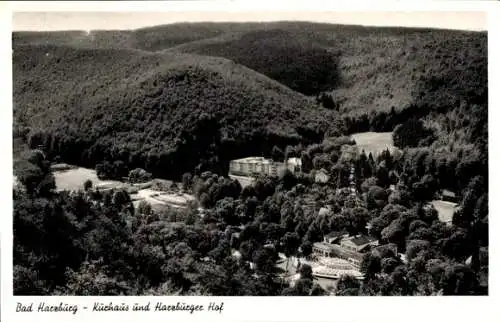 Ak Bad Harzburg am Harz, Panorama, Kurhaus, Harzburger Hof