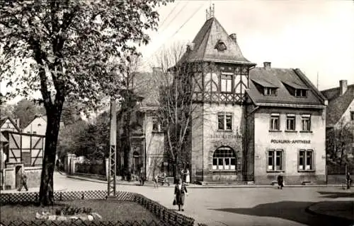 Ak Helbra in Sachsen Anhalt, Poliklinik-Apotheke