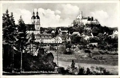Ak Gößweinstein in Oberfranken, Gesamtansicht