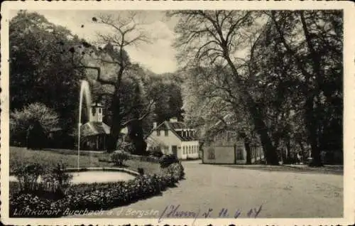 Ak Auerbach Bensheim an der Bergstraße Hessen, Springbrunnen