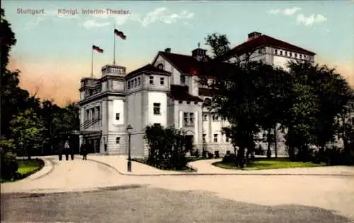 Ak Stuttgart in Württemberg, Königliches Interim Theater