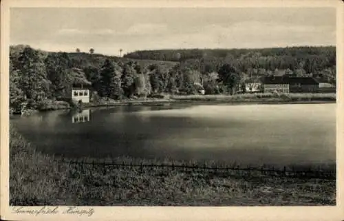 Ak Hainspitz in Thüringen, Panorama, Gewässer