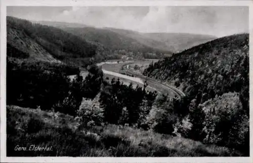 Ak Gera in Thüringen, Elstertal