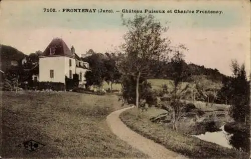 Ak Frontenay Jura, Chateau Puiseux, Chantre Frontenay