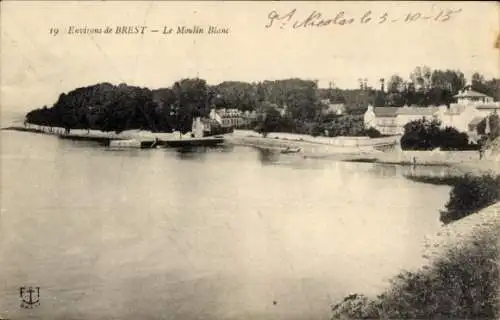 Ak Brest Finistère, Moulin Blanc