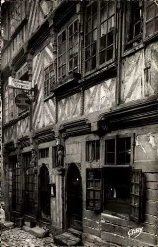 Ak Rennes Ille et Vilaine, Vieille Maison denommee Maison Duguesclin