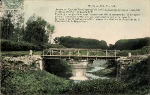 Ak Marly le Roi Yvelines, Brücke