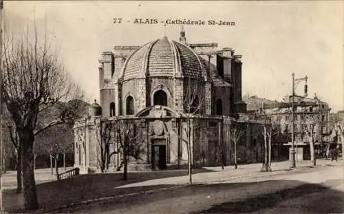 Ak Alès Alais Gard, Kathedrale St. Jean