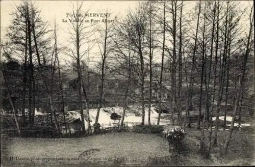 Ak Mervent Vendée, La Verdee au Pont Albert