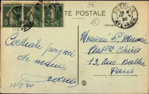 Ak Bozouls Aveyron, Gesamtansicht