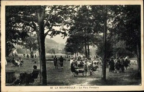 Ak La Bourboule Puy-de-Dôme, Parc Fenestre