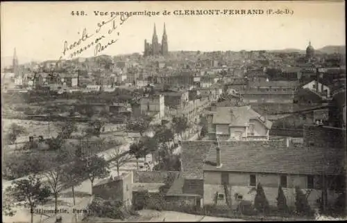 Ak Clermont Ferrand Puy de Dôme, Panorama