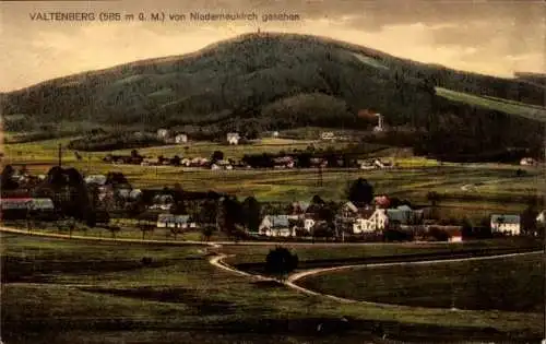 Ak Niederneukirch Neukirch in der Lausitz, Panorama mit Valtenberg