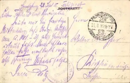 Ak Izegem Iseghem Westflandern, Groote Markt