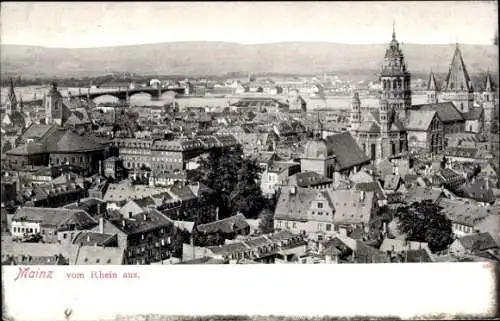 Ak Mainz am Rhein, Panorama