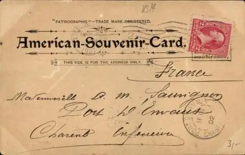 Litho Ak Philadelphia Pennsylvania USA, Reading Terminal, Wissahickon Drive