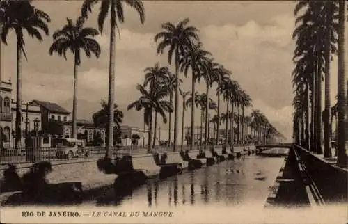 Ak Rio de Janeiro Brasilien, Mangokanal