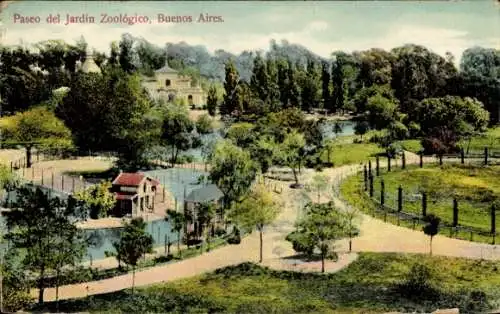 Ak Buenos Aires Argentinien, Paseo del Jardin Zoologico