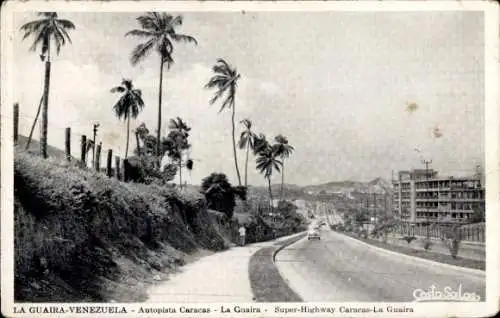 Ak Venezuela La Guaira, Autopista Caracas