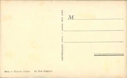 Ak Algerien, Barbusige Frauen, Maghreb