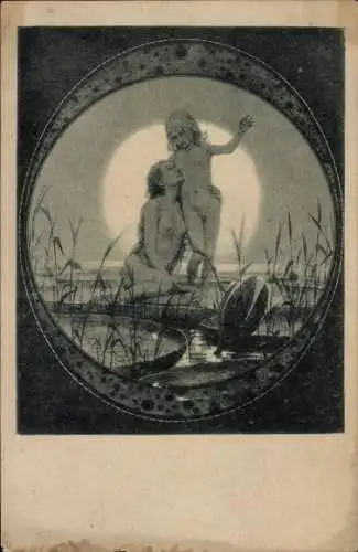 Jugendstil Künstler Ak Fidus, Vom Himmel, Nr. 3