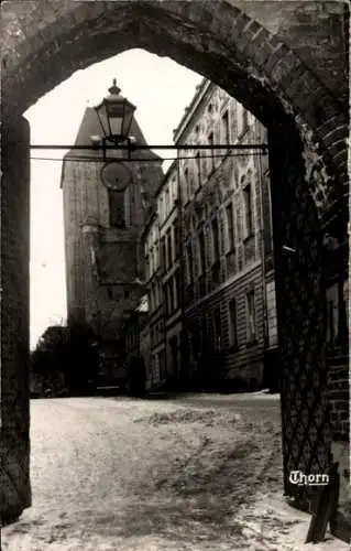 Ak Toruń Thorn Westpreußen, Uhrturm