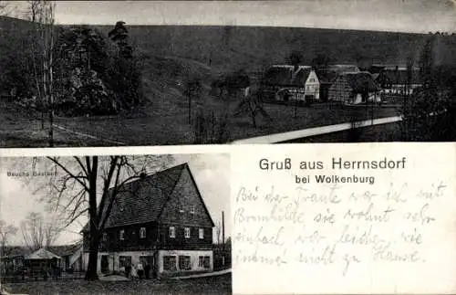 Ak Herrnsdorf Limbach Oberfrohna Sachsen, Gasthof