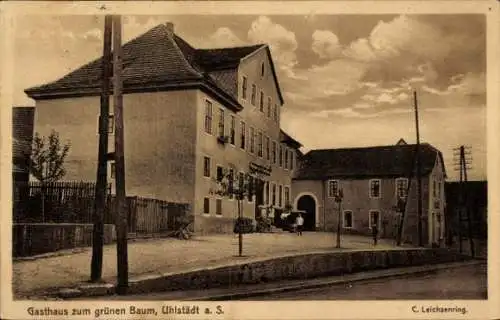 Ak Uhlstädt Kirchhasel an der Saale, Gasthaus zum grünen Baum