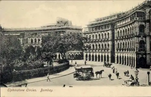 Ak Bombay Indien, Elphinstone Circles